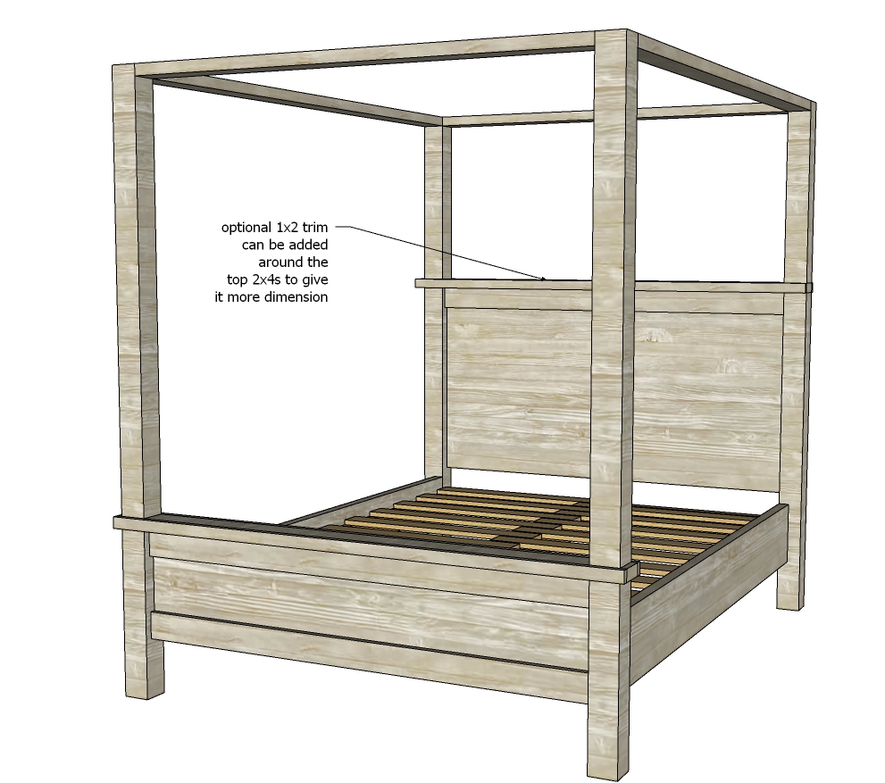 How To Make A Canopy Bed Frame Hanaposy